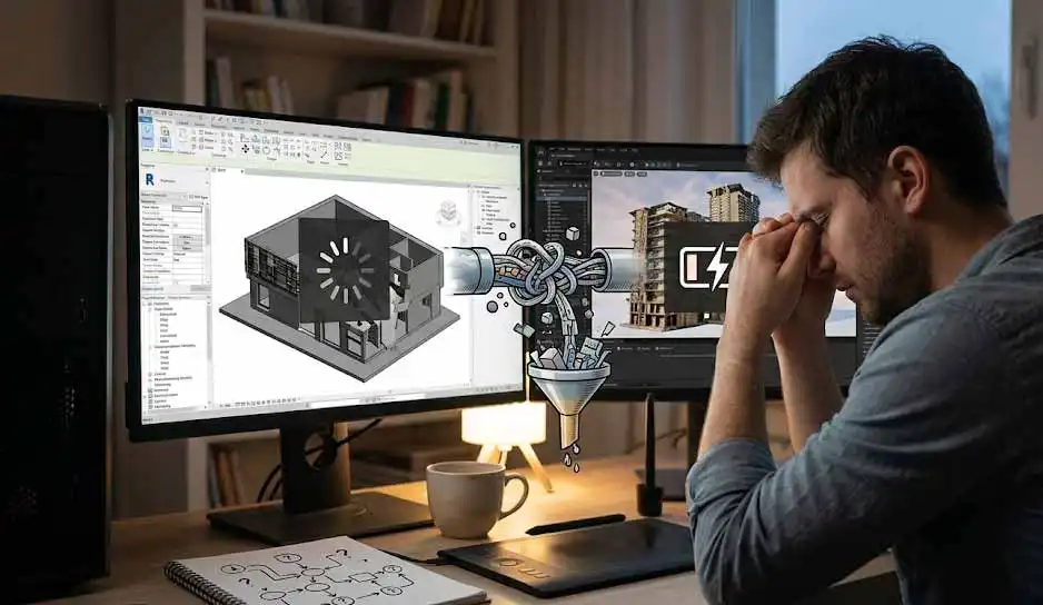 LOD 500 Veri Darboğazlarını Çözmek: Unreal Engine 5.5’te BIM Senkronizasyonu